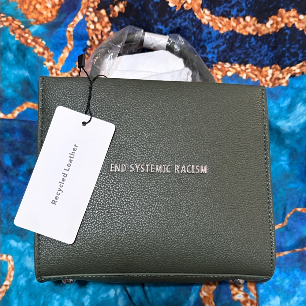 Brandon Blackwood vegan leather END SYSTEMATIC tote bag